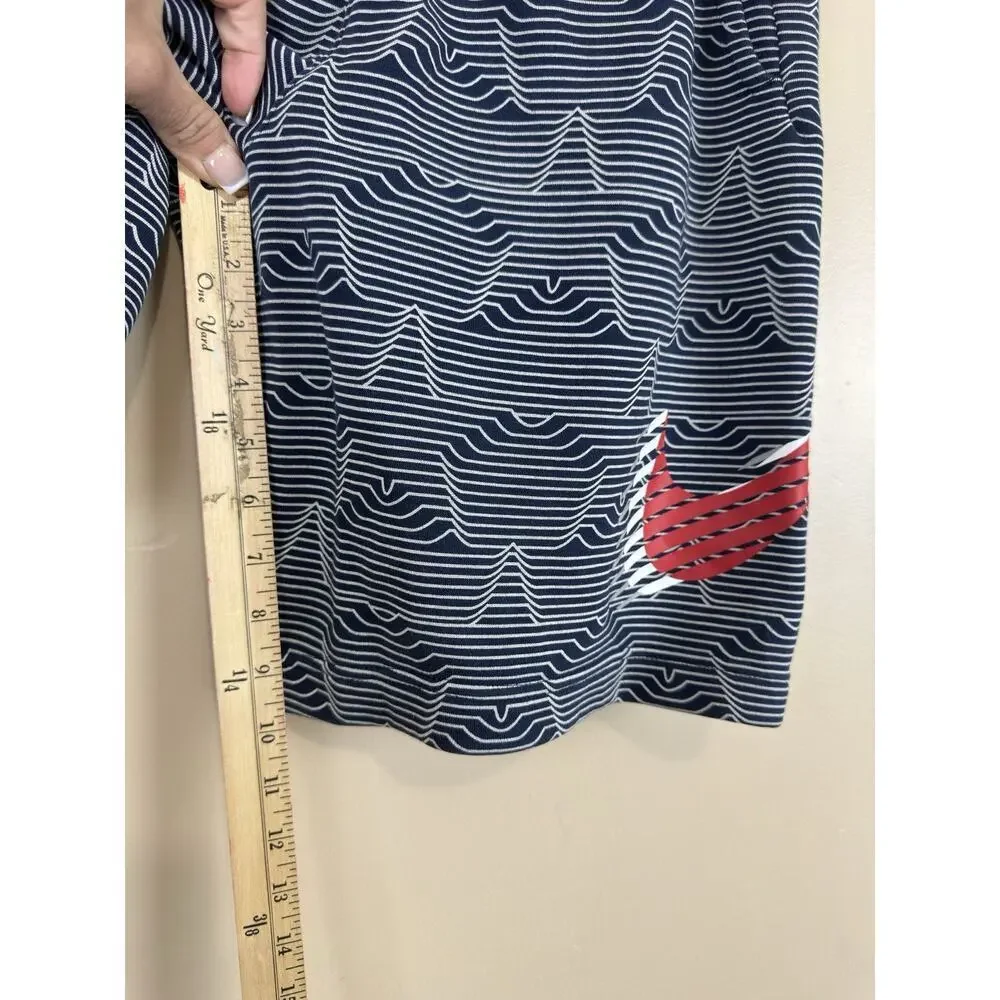 Nike Men’s Shorts Size S Blue White Star Pattern Geometric Athletic Gym Short